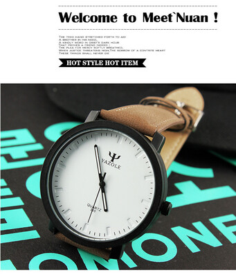 

YAZOLE Fashion men Wrist Watch Top Brand Luxury Casual Male Clock Quartz-watch Business Black Relogio Masculino