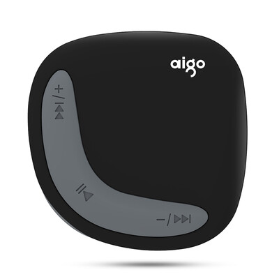 

Patriot (aigo) mp3 player small stone MP3-203 mini music player mp3 student lossless high quality running sports fashion light black