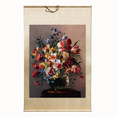 

Xun yi ji Fine embroidery paintings vase pure hand made home decoration gift