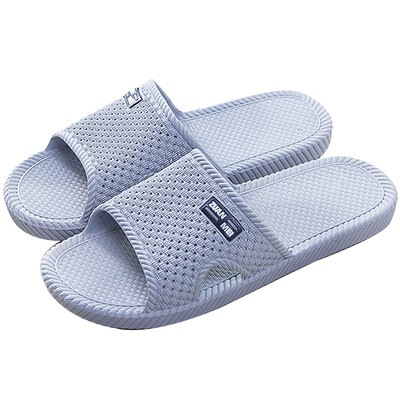 

Love home bathroom floor drag couple home slippers men gray 43 yards LJ82011