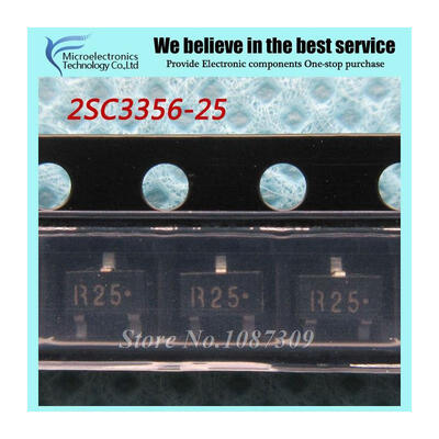 

100pcs free shipping 2SC3356 2SC3356-25 R25 SOT23-3 Bipolar Transistors - BJT PNP Transistor General Purpose new original