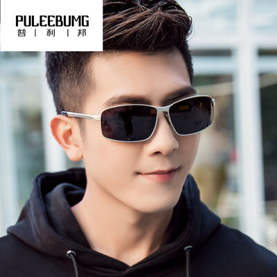 

PuLeeBumG sunglasses male sunglasses male polarized light tide man driving driver mirror driving mirror male sunglasses P8541