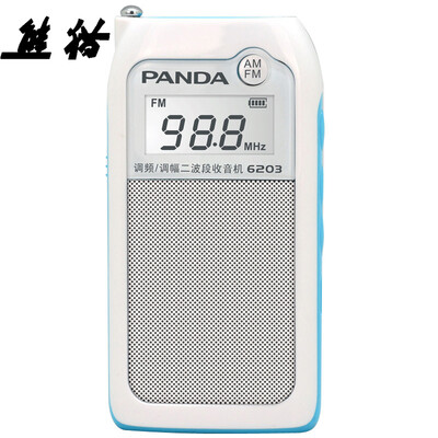 

Panda (PANDA) 6200 Mini FM Card Radio MP3 Player Mini Sonic (White