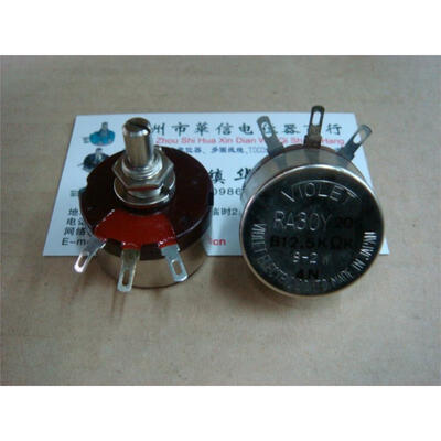 

RA30Y 20S B12.5K 2W wirewound potentiometers