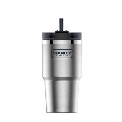 

STANLEY Adventure Series Stainless Steel Vacuum Car Suction Cup 591 ml - Black adult sports cups portable fitness kettles summer hand cup