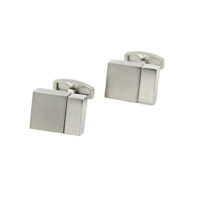 

Yoursfs Silver Square USB Flash Disk Eight Gigabytes Of Memory Cufflinks