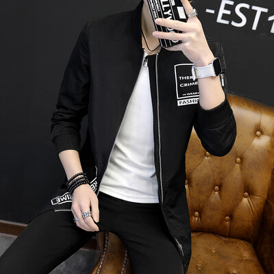

2017 new young men's version of the long version of the men's jacket hipster blazer jacket male