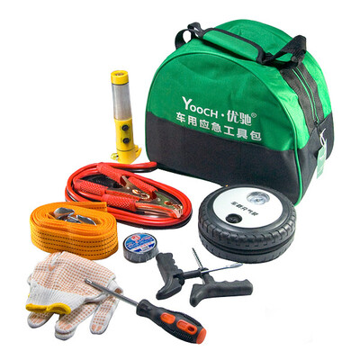 

Yuchi yooch safe by car emergency rescue practical vehicle with emergency kit - with reflective triangle