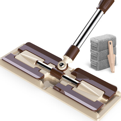 

Бай довольно плоские швабры плоской швабра 360 ° вращающихся трактора плитки швабры тампон швабры в общей сложности трех стеклоочистителей BNP201707