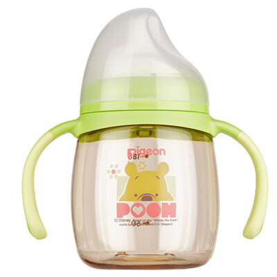 

Pigeon Disney Magmag PPSU Childrens Learning Stage Training Duckbill Cup Green Pooh