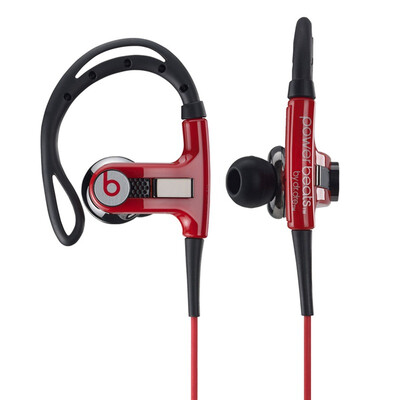 

Beats PowerBeats Double Power Trailer Ear Sport Headphone Red with Wheat MH632PAA