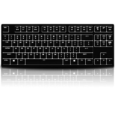 

CoolerMaster Flame Gun Series Aurora Edition Mechanical Game Keyboard Black Red Shaft