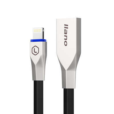 

Green llano Apple data cable Apple phone charging line light fast charge for iPhone7 plus 6s 6 SE 5s iPad flat panel power cord