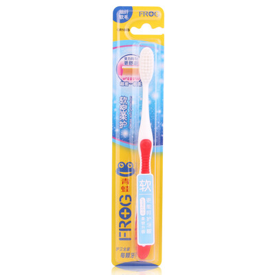 

frog soft series soft and soft care soft fiber soft toothbrush QR186B (color random