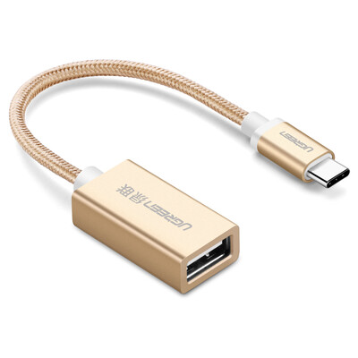 

UGREEN Type-C to USB OTG cable,gold