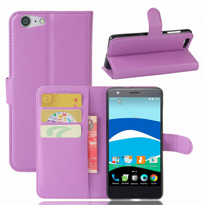 GANGXUN ZTE Blade V770 Case PU Leather Magnetic Flip Wallet Card Cover for ZTE Blade V770