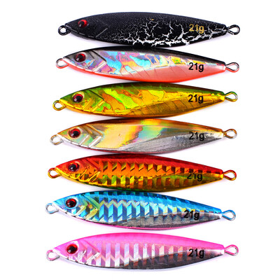 

7PC Металлические рыболовные приманки 6cm-2.36 "/22g-0.78oz Свинцовые рыболовные приманки Металлические отруби рыболовные приманки Искусственные жесткие приманки Рыбалка Снасти
