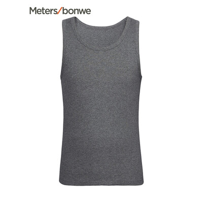 

Metersbonwe men's vest with round collar