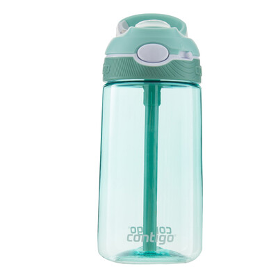 

Jingdong supermarket contigo lock outdoor sports straw plastic cup sports suction cup Ashland 450ml Tiffany blue HBC-ASH022
