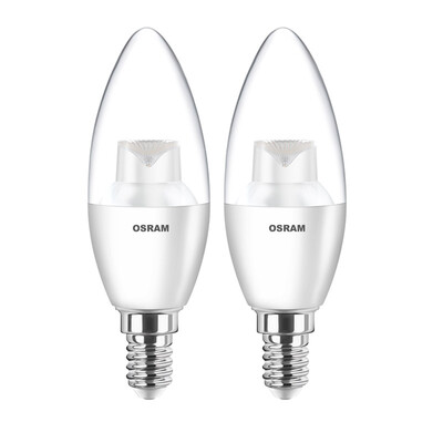 

OSRAM (OSRAM) LED пузырь пузырь пузырь 3.3W E14 маленький рот 2700K теплый двойной поддержки