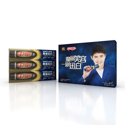 

Китайская зубная паста костюм уход Huaqing ясно ромашка лилии 180g * 4 отправить 40g * 2 Value Pack