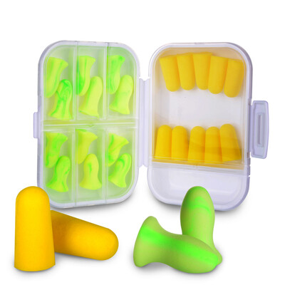 

C & C anti-noise sleep soundproof earplugs professional family green forest mute earplugs family fitted 10 large green 10 small 6 6