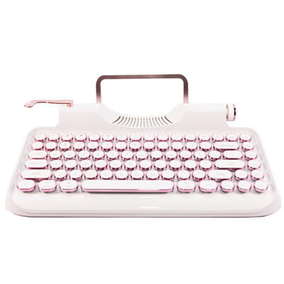 

Барочный ангел (HELLBOY) MX520 пишущая машинка механическая клавиатура Виндзор белый синий зубы зеленая ось