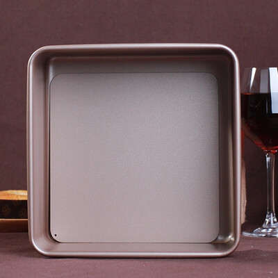 

【Jingdong Supermarket】 Yang morning baking tool 9 inch square baking pan gold non-stick cake mold home cake biscuit beef nap sugar baking tool 3231-2
