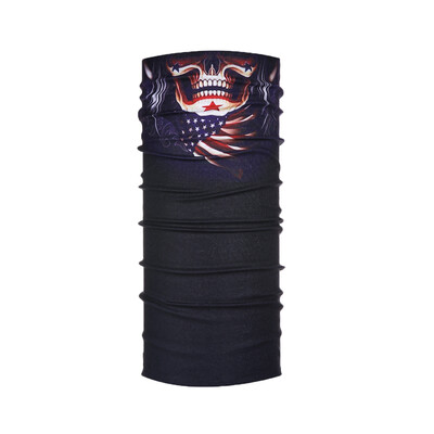 

2017 Лето Новинка Хип-Хоп Хиджаб Череп Оголовье Магия Бесшовные Бандана Маска Горловиной Шарф Банданы