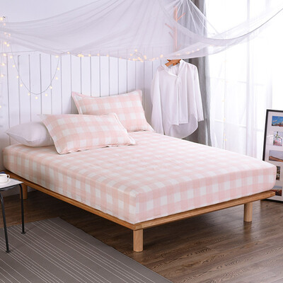 

Yingxin textile cotton bedding high count of high-density bed Li slip cotton mattress double 15 meters bed Jin Shang red