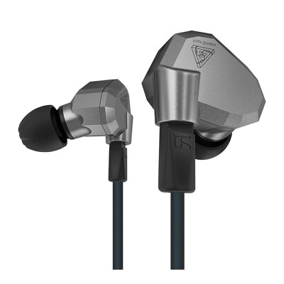

KZ ZS5 In Ear Earphone Headset HiFi Extra Bass Quad Driver with Microphone and Detachable Cable