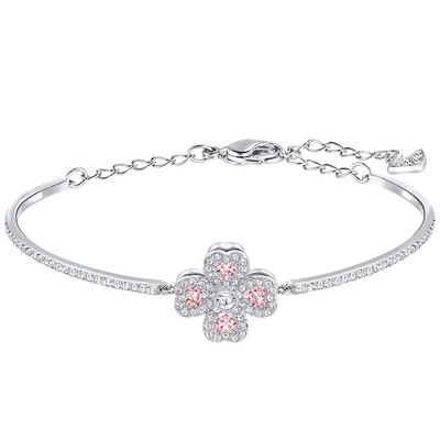 

Swarovski Swivel Clover Bangle