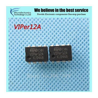 

10pcs free shipping VIPER12A VIPER12 DIP-8 AC/DC Converters Low Power OFF-Line S Primary new original
