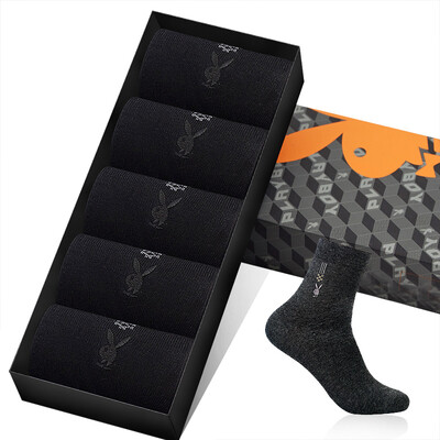 

PLAYBOY Men Mid- Cut Cotton Socks