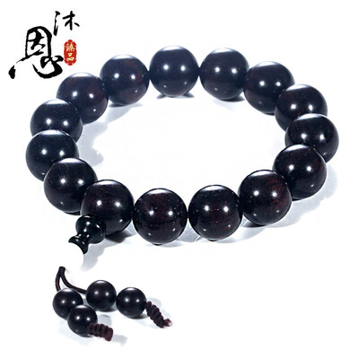 

Mu En lobular red sandalwood mud black pearl Venus hand string 108 * 6mmSC25450