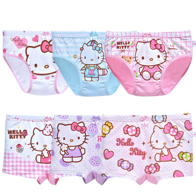 

Hello Kitty HELLO KITTY 6 children&39s underwear girls triangle triangle corner girls cotton underwear KTN136 120 yards