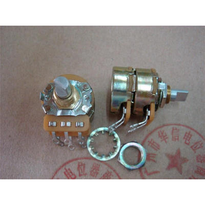 

Western Electric CTS double potentiometer B10K shaft length 16MMX6.35MM