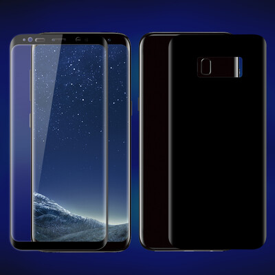 

KOOLIFE Samsung S8 3D Rewan full-screen non-steel film full-screen coverage / full coverage of mobile phone protective film high-permeability film for Samsung s8-black