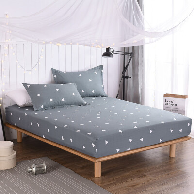 

Yingxin home textile cotton bedding high-density high-density beds Li slip cotton mattress double 15 m bed simple elements blue