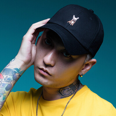 

Vodorena бейсболка Корейский прическа шляпа мужчин и женщин мультфильм собака ВС шляпа MZ092 черный мундир