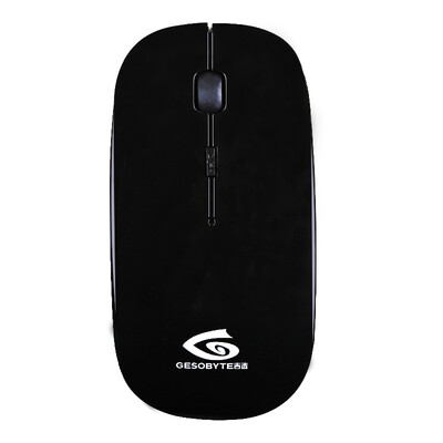 

GESOBYTE) WM1000PLUS fashion wireless mouse notebook desktop computer office mouse black