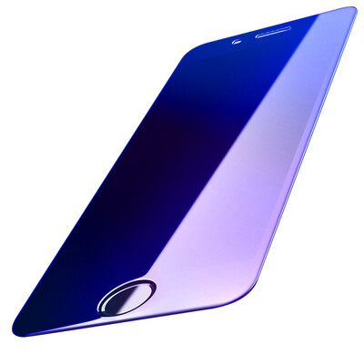 

2-piece - full-screen anti-Blu-ray goods Hyun iphone7 tempered film Apple 7 anti-blue full-screen full coverage of mobile phone film explosion-proof anti-fingerprint black