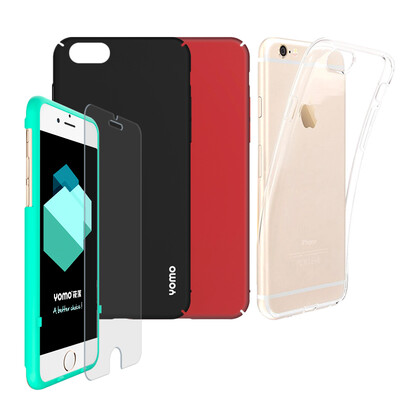 

Семья из четырех мобильных телефонов мембраны оболочки [Apple] Yomo 6Plus / 6с Плюс телефон оболочки iPhone6plus / 6sPlus телефон оболочки твердой оболочки защитный рукав красный черный TPU прозрачная оболочка Apple, 6plus / 6splus стали фильм