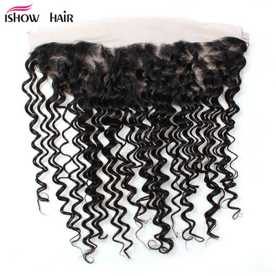 

Хорошее качество бразильской глубокой волны Virgin Hair Frontal Lace Closure 13 * 4 человеческих волос Дешевые 1шт Фронтальное кружево закрытие Естественный цвет
