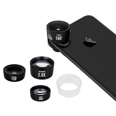 

MOMAX 4-in-1 phone camera lens kit