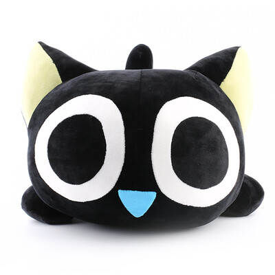 

Luo small black plush toy doll pillow doll stretch large round eyes A gift to his girlfriend