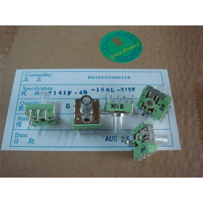 

142 Vertical single joint potentiometer B10K round shaft length 12MM