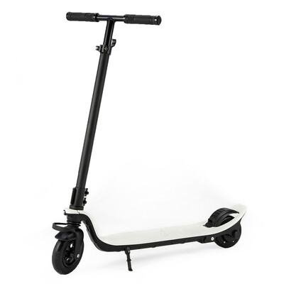 

Joyor H0 pearl white electric scooter adult students mini portable folding double round electric car folding bike body car