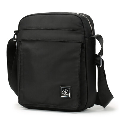 

St Paul&39s men&39s bag canvas shoulder bag Messenger bag casual men&39s nylon cloth oblique bag black