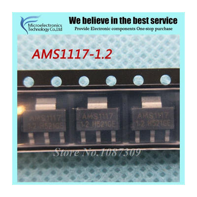 

50pcs free shipping AMS1117-1.2 AMS1117 1.2V 1A SOT-223 Voltage Regulato new original